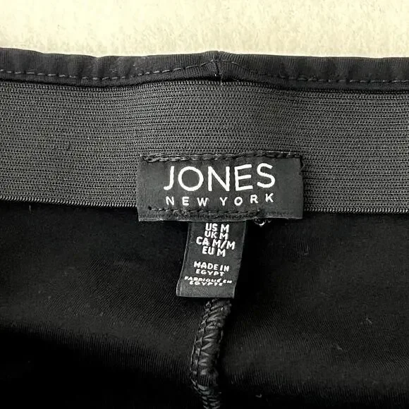 Jones New York Black Pull On Dress Pants - Picture 6 of 8